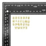 Gold Silver Cute Bubble Initial Charm, Alphabet Name Letter Charm,sku#LD700