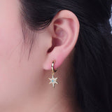 Star Turquoise Earrings