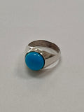 Silver Blue Moon Ring