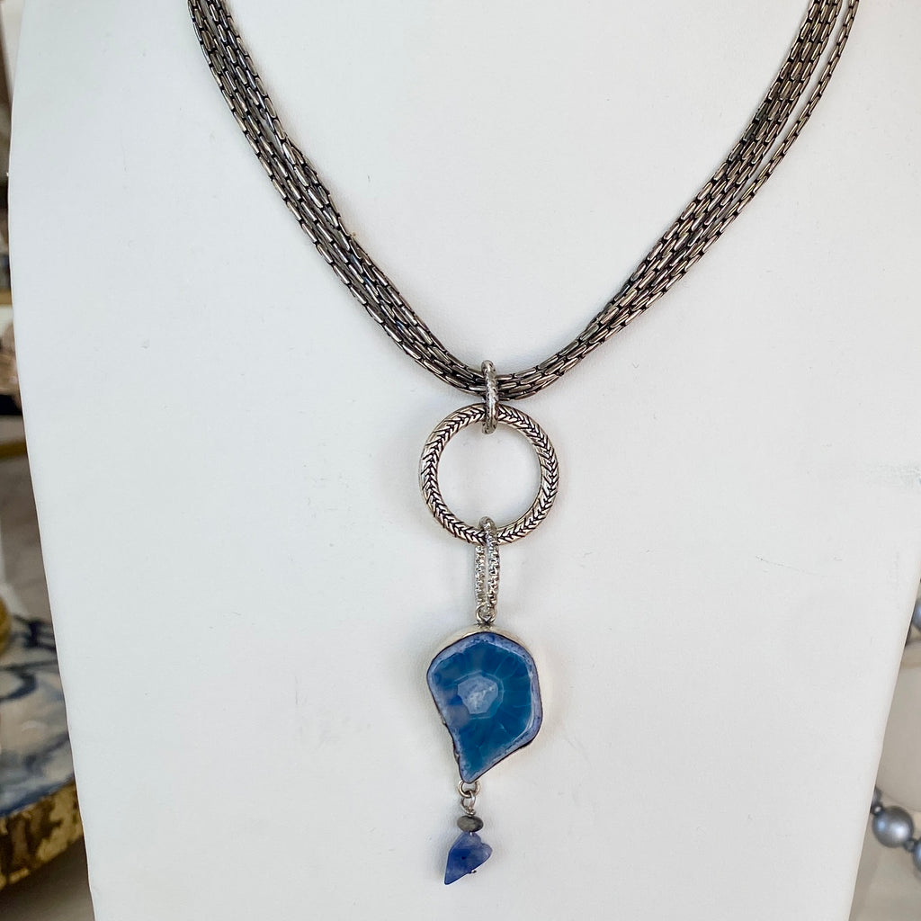 Lapis Silver Necklace