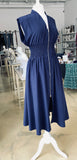 Umgee Navy Zip Front Dress CW