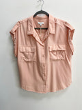 Grace and Lace Blush Utility Shirt CW