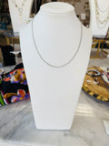 Silver Paperclip Link Chain