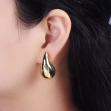 Gold Teardrop Earrings