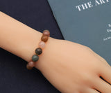 Beaded Stretchy Bracelet Earth Tones