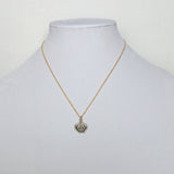 Small Silver Seal Necklace *click for more letters - Estilo Concept Store