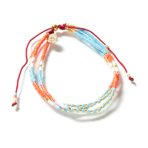 Triple Coral Strand Bracelet - Estilo Concept Store