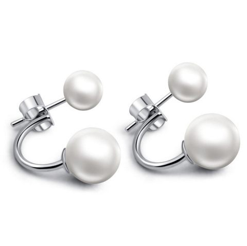 Pearl Drop Back Earrings - Estilo Concept Store