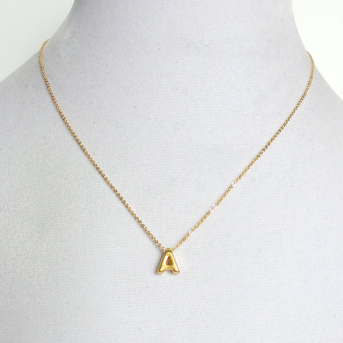 Initial Pendant Necklace *click for more letters - Estilo Concept Store