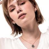 Small Silver Seal Necklace *click for more letters - Estilo Concept Store
