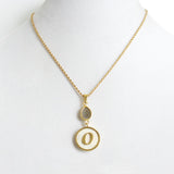 Geode and Shed Antler Initial Necklace - Estilo Concept Store