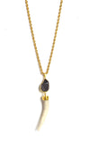 Stone Horn Long Necklace *click for more colors - Estilo Concept Store