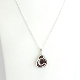 Sterling Silver Geode Initial Necklace - Estilo Concept Store