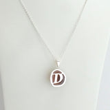 Sterling Silver Geode Initial Necklace - Estilo Concept Store
