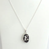 Sterling Silver Geode Initial Necklace - Estilo Concept Store
