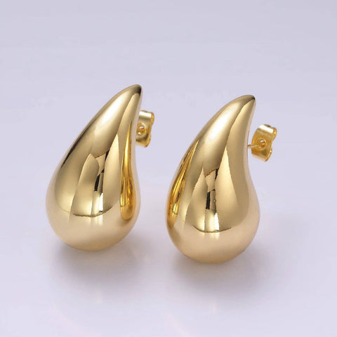 Gold Teardrop Earrings