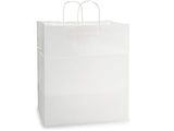 White Kraft Paper Shopping Bags