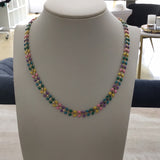 Multi-Color Enamel Necklace