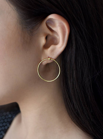 Metal Hoop Earrings
