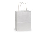 White Kraft Paper Shopping Bags