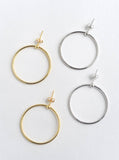 Metal Hoop Earrings