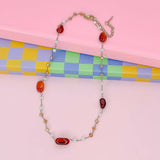 Dainty Gemstone Necklace