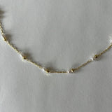 Pearl and gold Choker