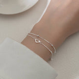 Heart Layered Bracelet