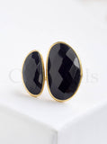 925 Silver Double Gemstone Ring