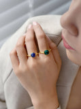 Cushion-shaped Gemstone Ring (8mm)