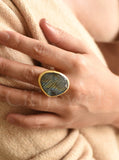 Free form Shape Gemstone ring