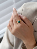 Cushion-shaped Gemstone Ring (8mm)