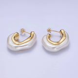 Shell Pearl Earrings