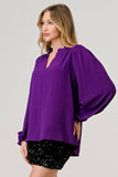 Plus Long Sleeve Blouse: WT61089PL