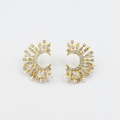 Going Out Tonight Gold Earrings