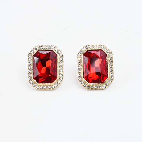 Red Sparkle Holiday Earrings
