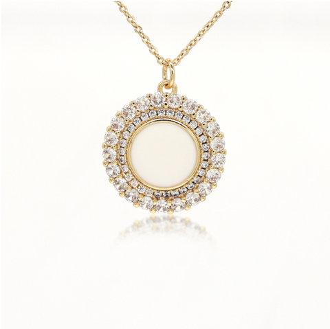 Round Gold Necklace