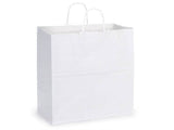 White Kraft Paper Shopping Bags