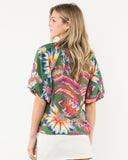 THML Green Print Top CW