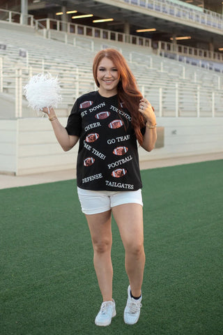 Touchdown Sequin Top CW