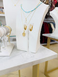 Gold Chunky Huggie Earring