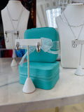Silver Chunky Huggie Earrings