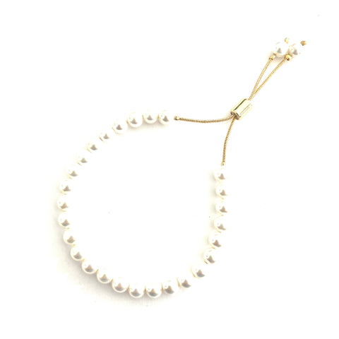 Small Pearl Slider Bracelet