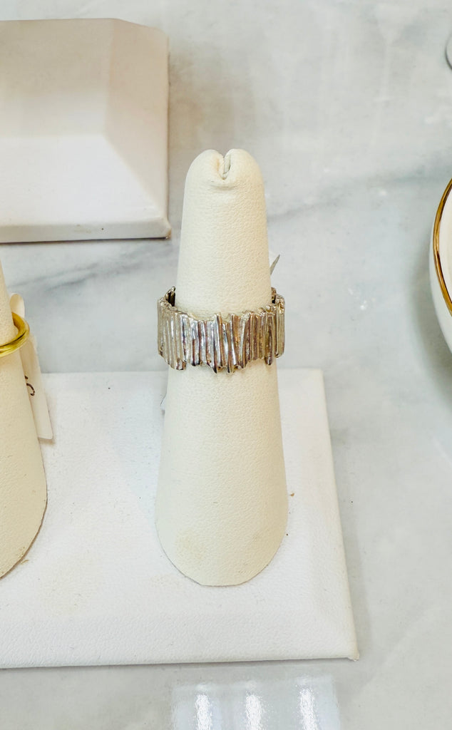 Lines Sterling Silver Ring