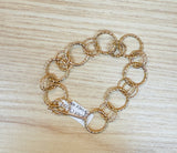 Gold Circle Bracelet