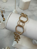 Gold Circle Bracelet
