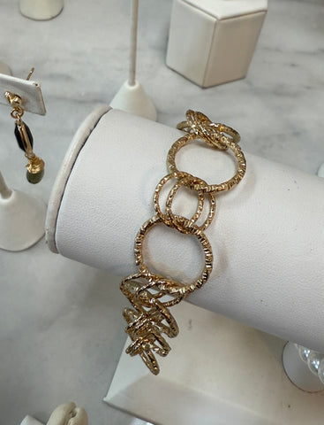 Gold Circle Bracelet