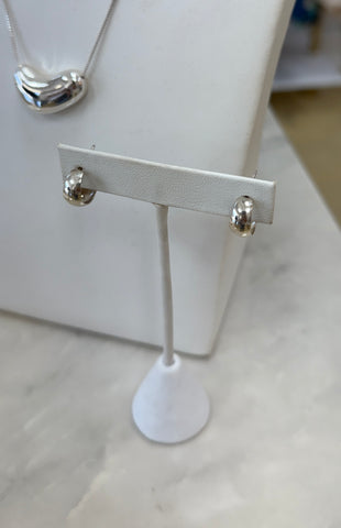 Silver Mini Hoop Earrings