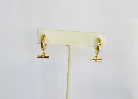 Bar Gold Earrings