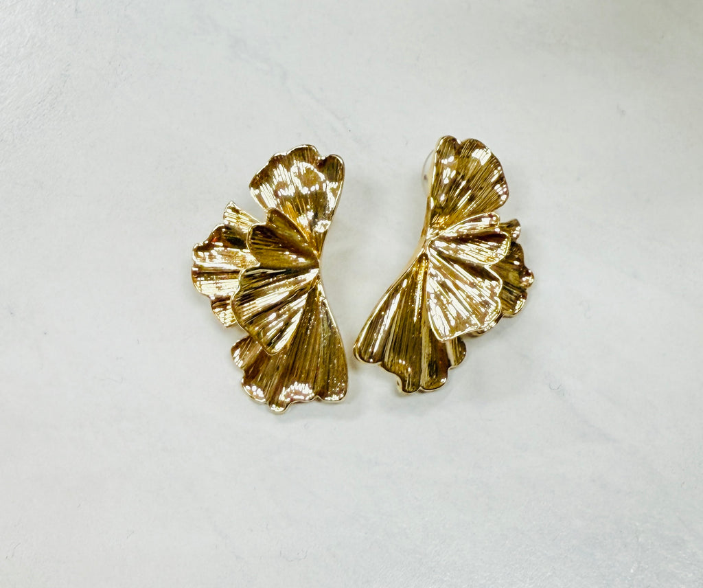 Fan Earrings Chunky